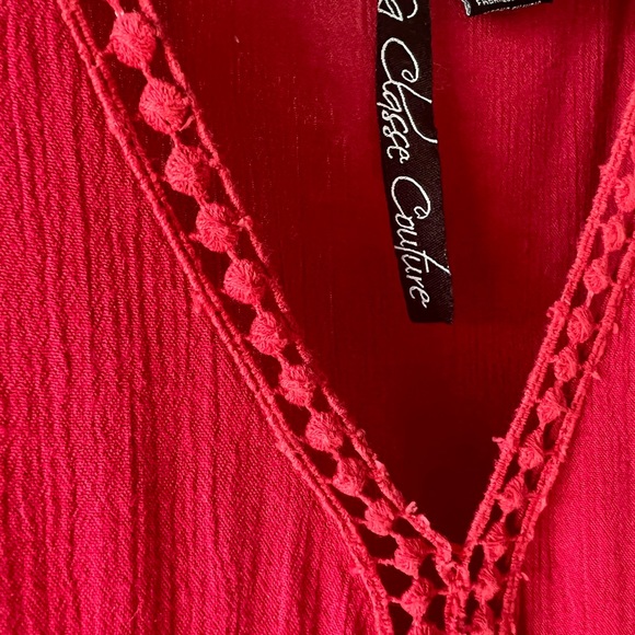 Soft and Comfortable Red Dress - Picture 5 of 5